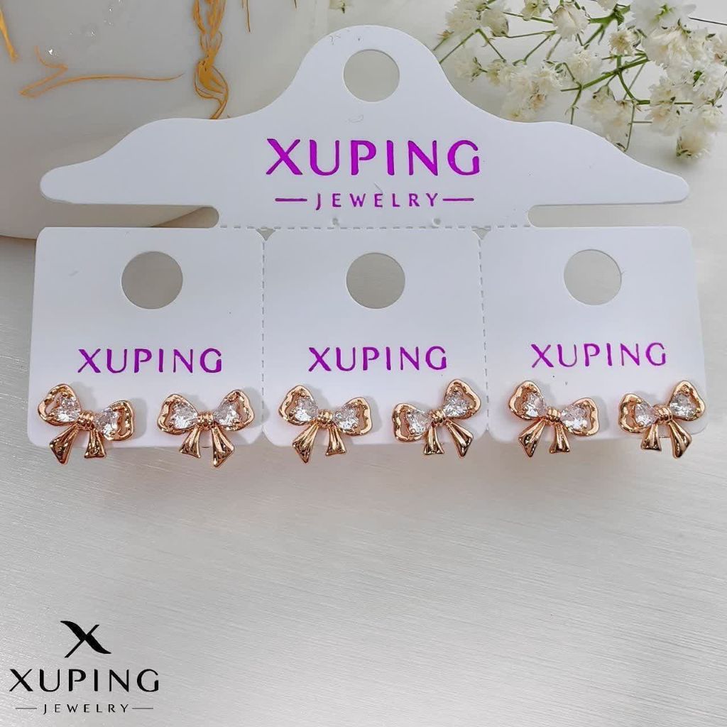 گوشواره پاپیونی ژوپینگ کد 1997 - خرید آنلاین از گالری آداس